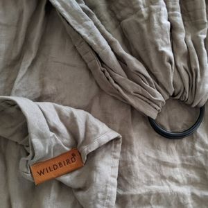 WildBird: Desert Lark Linen Sling w/ Black Rings